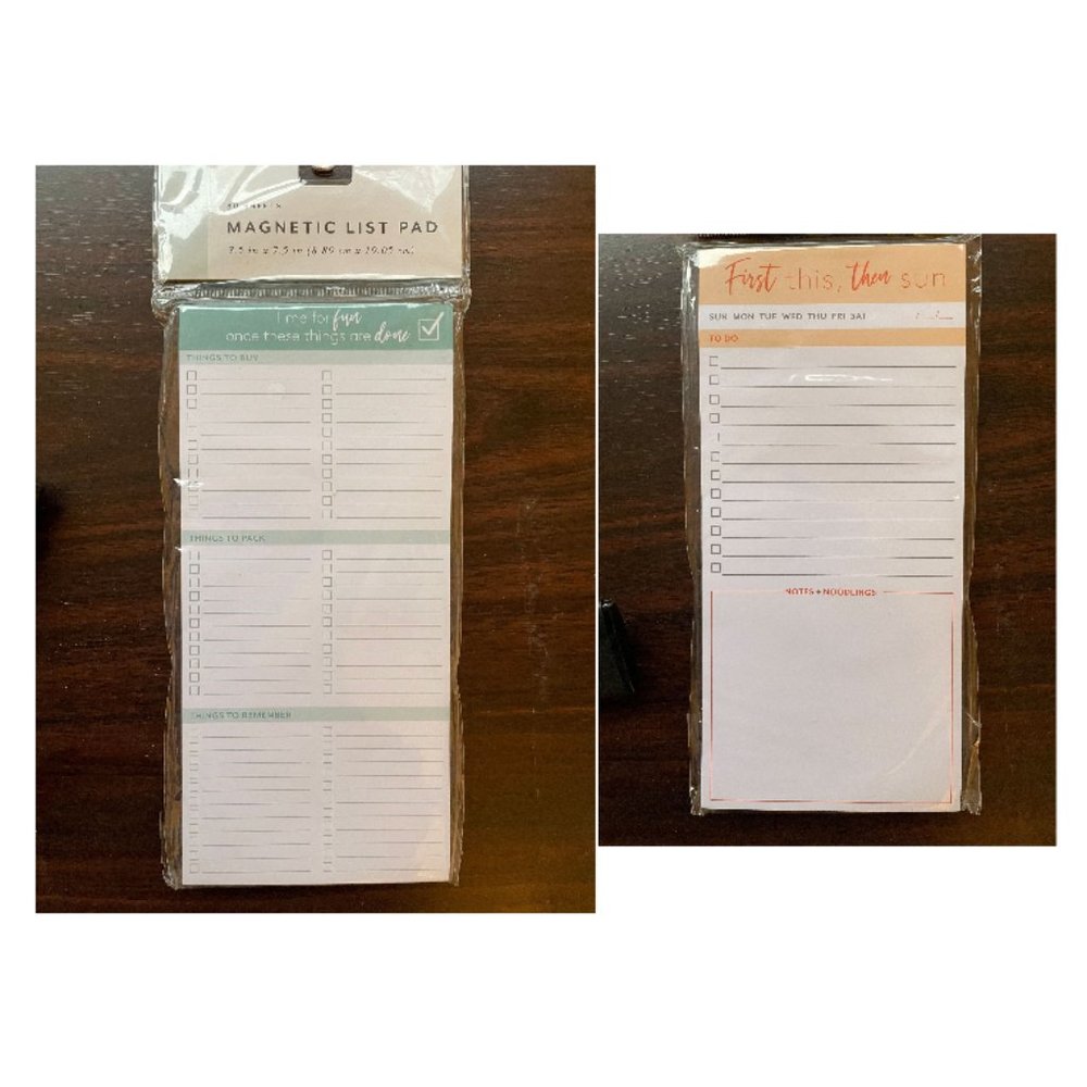 Design Group Magnetic List Pad 80 Sheets (Set of 4)